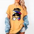 Filipina Baseball Mom Philippines Flag Baseball Girl Women's Comfort Colors T-Shirt Mustard