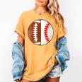 Football Baseball Player Football Baseball Mom Women's Comfort Colors T-Shirt Mustard Football Baseball Player Football Baseball Mom Women's Comfort Colors T-Shirt Mustard