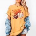 Football Basketball Baseball Heart Valentine Boys Men Kid Women's Comfort Colors T-Shirt Mustard