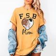Football Soccer Baseball Mom For Women Women's Comfort Colors T-Shirt Mustard Football Soccer Baseball Mom For Women Women's Comfort Colors T-Shirt Mustard