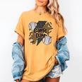 Game Day Baseball Retro Checkered Baseball Women's Comfort Colors T-Shirt Mustard Game Day Baseball Retro Checkered Baseball Women's Comfort Colors T-Shirt Mustard