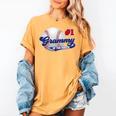 Grammy Rookie Of Year 1st Birthday Baseball Theme Matching Women's Comfort Colors T-Shirt Mustard