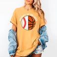 Granny Of Ballers Baseball Basketball Grandma Granny Women's Comfort Colors T-Shirt Mustard Granny Of Ballers Baseball Basketball Grandma Granny Women's Comfort Colors T-Shirt Mustard