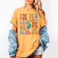 Groovy In My Baseball Mom Era Softball Game Day Women's Comfort Colors T-Shirt Mustard
