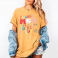Groovy Ptchers Baseball Mom And Not Afraid To Yell About It Women's Comfort Colors T-Shirt Mustard Groovy Ptchers Baseball Mom And Not Afraid To Yell About It Women's Comfort Colors T-Shirt Mustard