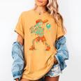 Halloween Baseball Skeleton Ice Cream Drip Baseball Boys Kid Women's Comfort Colors T-Shirt Mustard Halloween Baseball Skeleton Ice Cream Drip Baseball Boys Kid Women's Comfort Colors T-Shirt Mustard