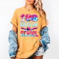 Happy 100 Days Of School Game Day Baseball Ice Cream Drip Women's Comfort Colors T-Shirt Mustard Happy 100 Days Of School Game Day Baseball Ice Cream Drip Women's Comfort Colors T-Shirt Mustard
