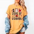 Happy 101 Days Of School Baseball Sports 100th Day Women's Comfort Colors T-Shirt Mustard Happy 101 Days Of School Baseball Sports 100th Day Women's Comfort Colors T-Shirt Mustard