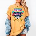 Happy 6733 Days Of School Baseball Drip 100th Day Of School Women's Comfort Colors T-Shirt Mustard Happy 6733 Days Of School Baseball Drip 100th Day Of School Women's Comfort Colors T-Shirt Mustard