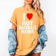 I Heart Love Hot Baseball Moms MILF Cougar Older Woman Women's Comfort Colors T-Shirt Mustard I Heart Love Hot Baseball Moms MILF Cougar Older Woman Women's Comfort Colors T-Shirt Mustard