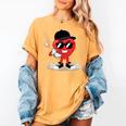 Heart Playing Baseball Valentine Baseball Women's Comfort Colors T-Shirt Mustard Heart Playing Baseball Valentine Baseball Women's Comfort Colors T-Shirt Mustard