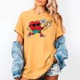 Heart Valentines Day Baseball Men Boys Kids Teens Women's Comfort Colors T-Shirt Mustard Heart Valentines Day Baseball Men Boys Kids Teens Women's Comfort Colors T-Shirt Mustard