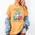 HUGvyn I Survived 100 Days Of School Baseball 6 7 Ice Cream Women's Comfort Colors T-Shirt Mustard