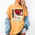 Hunter Greene Cincinnati MLB Baseball Players MLBHGR203M Women's Comfort Colors T-Shirt Mustard