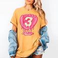 Ice Cream Baseball Glove 3rd Birthday Edition Women's Comfort Colors T-Shirt Mustard Ice Cream Baseball Glove 3rd Birthday Edition Women's Comfort Colors T-Shirt Mustard