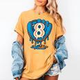 Ice Cream Baseball Glove 8th Birthday Edition Women's Comfort Colors T-Shirt Mustard Ice Cream Baseball Glove 8th Birthday Edition Women's Comfort Colors T-Shirt Mustard