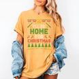 I’Ll Be Home For Christmas Baseball Ugly Sweater Women's Comfort Colors T-Shirt Mustard I’Ll Be Home For Christmas Baseball Ugly Sweater Women's Comfort Colors T-Shirt Mustard