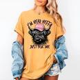 I'm Head Heffa Just Ask Me Bossy Highland Cow Baseball Cap Women's Comfort Colors T-Shirt Mustard I'm Head Heffa Just Ask Me Bossy Highland Cow Baseball Cap Women's Comfort Colors T-Shirt Mustard