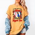 I'm Their Biggest Fan Volleyball Baseball Mom Women's Comfort Colors T-Shirt Mustard