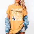 I'm Not Just His Mama I'm His 1 Fan Baseball Mom Women's Comfort Colors T-Shirt Mustard