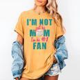 I'm Not Just His Mom I'm His Number One Fan Baseball Mom Women's Comfort Colors T-Shirt Mustard