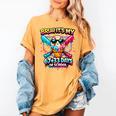It's My 6733 Days Of School Baseball Ice Cream Dripping Women's Comfort Colors T-Shirt Mustard