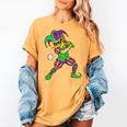 Jester Baseball Mardi Gras Carnival Sport Men Boy Teen Kids Women's Comfort Colors T-Shirt Mustard Jester Baseball Mardi Gras Carnival Sport Men Boy Teen Kids Women's Comfort Colors T-Shirt Mustard