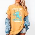 Just A Boy Who Loves Axolotls & Baseball Women's Comfort Colors T-Shirt Mustard Just A Boy Who Loves Axolotls & Baseball Women's Comfort Colors T-Shirt Mustard