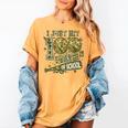 I Just Hit 100 Days Of School Camouflage Baseball Women's Comfort Colors T-Shirt Mustard I Just Hit 100 Days Of School Camouflage Baseball Women's Comfort Colors T-Shirt Mustard