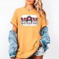 Leopard Baseball Mom Mama Mother's Day Son Daughter Boys Women's Comfort Colors T-Shirt Mustard Leopard Baseball Mom Mama Mother's Day Son Daughter Boys Women's Comfort Colors T-Shirt Mustard