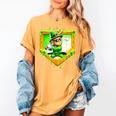 Leprechaun Baseball St Patricks Day Ice Cream Drip Men Boys Women's Comfort Colors T-Shirt Mustard Leprechaun Baseball St Patricks Day Ice Cream Drip Men Boys Women's Comfort Colors T-Shirt Mustard