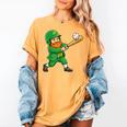 Leprechaun Playing Baseball St Patricks Day Men Boys Kids Women's Comfort Colors T-Shirt Mustard Leprechaun Playing Baseball St Patricks Day Men Boys Kids Women's Comfort Colors T-Shirt Mustard