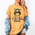 Loud And Proud Baseball Mom Messy Bun Leopard Baseball Mom Women's Comfort Colors T-Shirt Mustard Loud And Proud Baseball Mom Messy Bun Leopard Baseball Mom Women's Comfort Colors T-Shirt Mustard