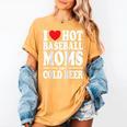 I Love Heart Hot Baseball Moms And Cold Beer Raglan Baseball Tee Women's Comfort Colors T-Shirt Mustard I Love Heart Hot Baseball Moms And Cold Beer Raglan Baseball Tee Women's Comfort Colors T-Shirt Mustard
