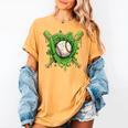 Lucky Shamrock Baseball Gloves Drip St Patrick's Day Boys Women's Comfort Colors T-Shirt Mustard Lucky Shamrock Baseball Gloves Drip St Patrick's Day Boys Women's Comfort Colors T-Shirt Mustard