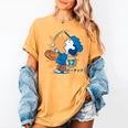 Lucy Van Pelt Baseball Catch Women's Comfort Colors T-Shirt Mustard