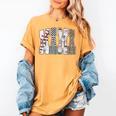 Mama Baseball Season Happy Game Day Trendy Sports Mom Women's Comfort Colors T-Shirt Mustard Mama Baseball Season Happy Game Day Trendy Sports Mom Women's Comfort Colors T-Shirt Mustard