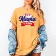 Mama Rookie Of Year 1st Birthday Baseball Theme Matching Women's Comfort Colors T-Shirt Mustard Mama Rookie Of Year 1st Birthday Baseball Theme Matching Women's Comfort Colors T-Shirt Mustard
