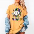 Mardi Gras Ice Cream Drip Baseball Carnival Party Mask Boys Women's Comfort Colors T-Shirt Mustard Mardi Gras Ice Cream Drip Baseball Carnival Party Mask Boys Women's Comfort Colors T-Shirt Mustard