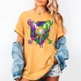 Mardi Gras Ice Cream Drip Baseball Sports For Men Women Kids Women's Comfort Colors T-Shirt Mustard