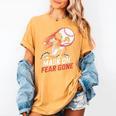 Mask On Fear Gone Baseball Catcher Softball Women's Comfort Colors T-Shirt Mustard Mask On Fear Gone Baseball Catcher Softball Women's Comfort Colors T-Shirt Mustard