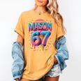 Mason 67 Meme Ice Cream Baseball Drip Women's Comfort Colors T-Shirt Mustard