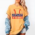 Mawmaw Rookie Of Year 1st Birthday Baseball Theme Matching Women's Comfort Colors T-Shirt Mustard Mawmaw Rookie Of Year 1st Birthday Baseball Theme Matching Women's Comfort Colors T-Shirt Mustard
