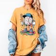 Melting Slime Sprinkle Baseball Mascot With Bat Women's Comfort Colors T-Shirt Mustard Melting Slime Sprinkle Baseball Mascot With Bat Women's Comfort Colors T-Shirt Mustard