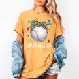 Messy Ball Puzzle Baseball Mom Life Autism Awareness Month Women's Comfort Colors T-Shirt Mustard Messy Ball Puzzle Baseball Mom Life Autism Awareness Month Women's Comfort Colors T-Shirt Mustard