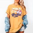 Mima Rookie Of Year 1st Birthday Baseball Theme Matching Women's Comfort Colors T-Shirt Mustard