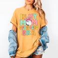 In My Mom Of Ballers Era Groovy Volleyball Baseball Mom Cute Women's Comfort Colors T-Shirt Mustard In My Mom Of Ballers Era Groovy Volleyball Baseball Mom Cute Women's Comfort Colors T-Shirt Mustard