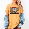 Mom Of Ballers Soccer Baseball Mom Soccer Baseball Mother Women's Comfort Colors T-Shirt Mustard Mom Of Ballers Soccer Baseball Mom Soccer Baseball Mother Women's Comfort Colors T-Shirt Mustard