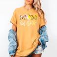 Mom Of Both Softball Baseball Mom Premium Women's Comfort Colors T-Shirt Mustard