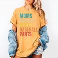 Moms Against Baseball Pants Baseball Mom Retro Women's Comfort Colors T-Shirt Mustard Moms Against Baseball Pants Baseball Mom Retro Women's Comfort Colors T-Shirt Mustard